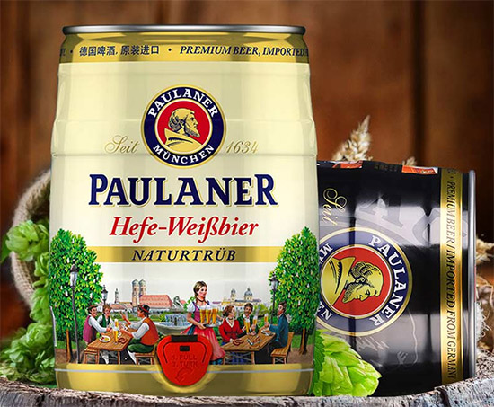 德国保拉纳柏龙小麦白啤酒5L价格，多少钱？